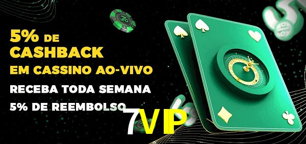 Promoções do cassino ao Vivo 7VIP